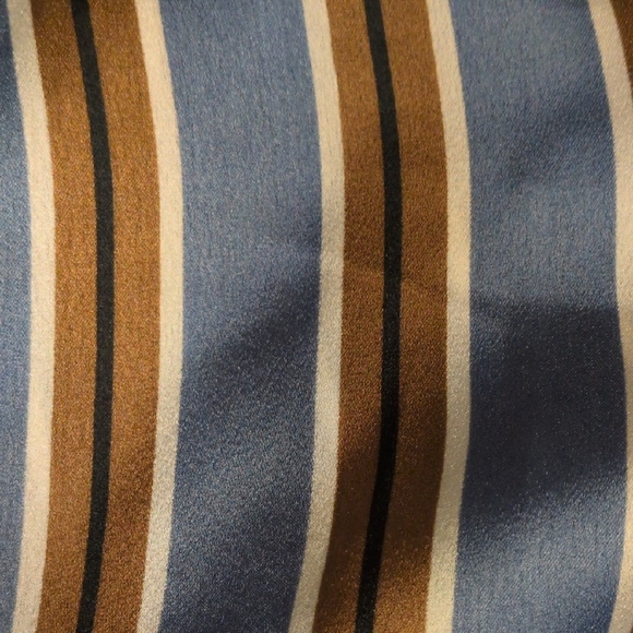 Anthropologie Blue and Brown Striped Pajama Set - Picture 8 of 8